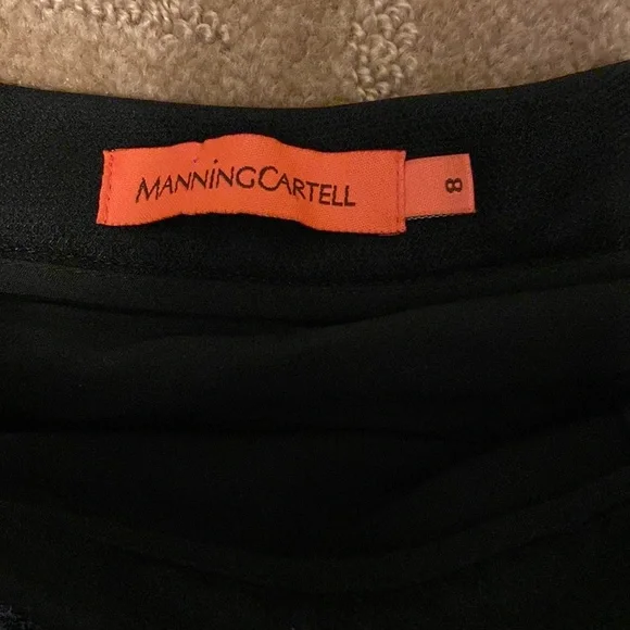 Manning Cartell Midnight Blue Lace Skirt Sz 8 - Picture 2 of 4